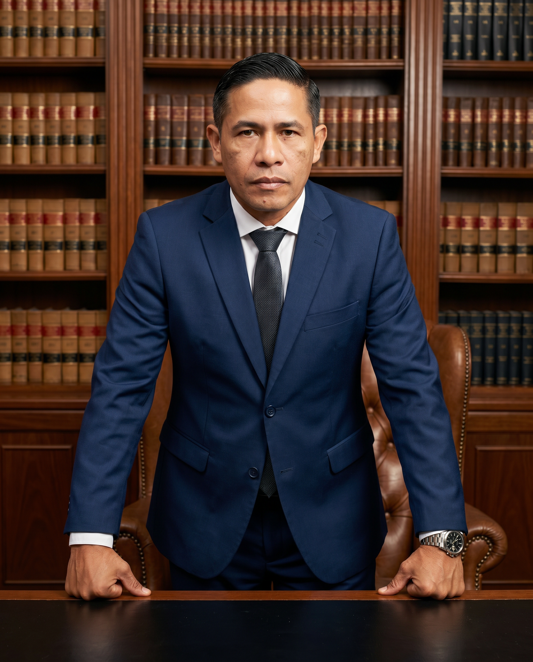 Carlos Alberto Lima em escritório jurídico